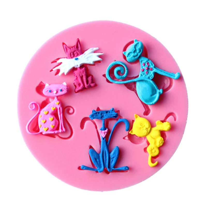 Free shipping five cats cooking tools wedding decoration Silicone Mould baking Fondant Sugar Craft Molds DIY Cake fimo candy
Free shipping five cats cooking tools wedding decoration Silicone Mould baking Fondant Sugar Craft Molds DIY Cake fimo candy