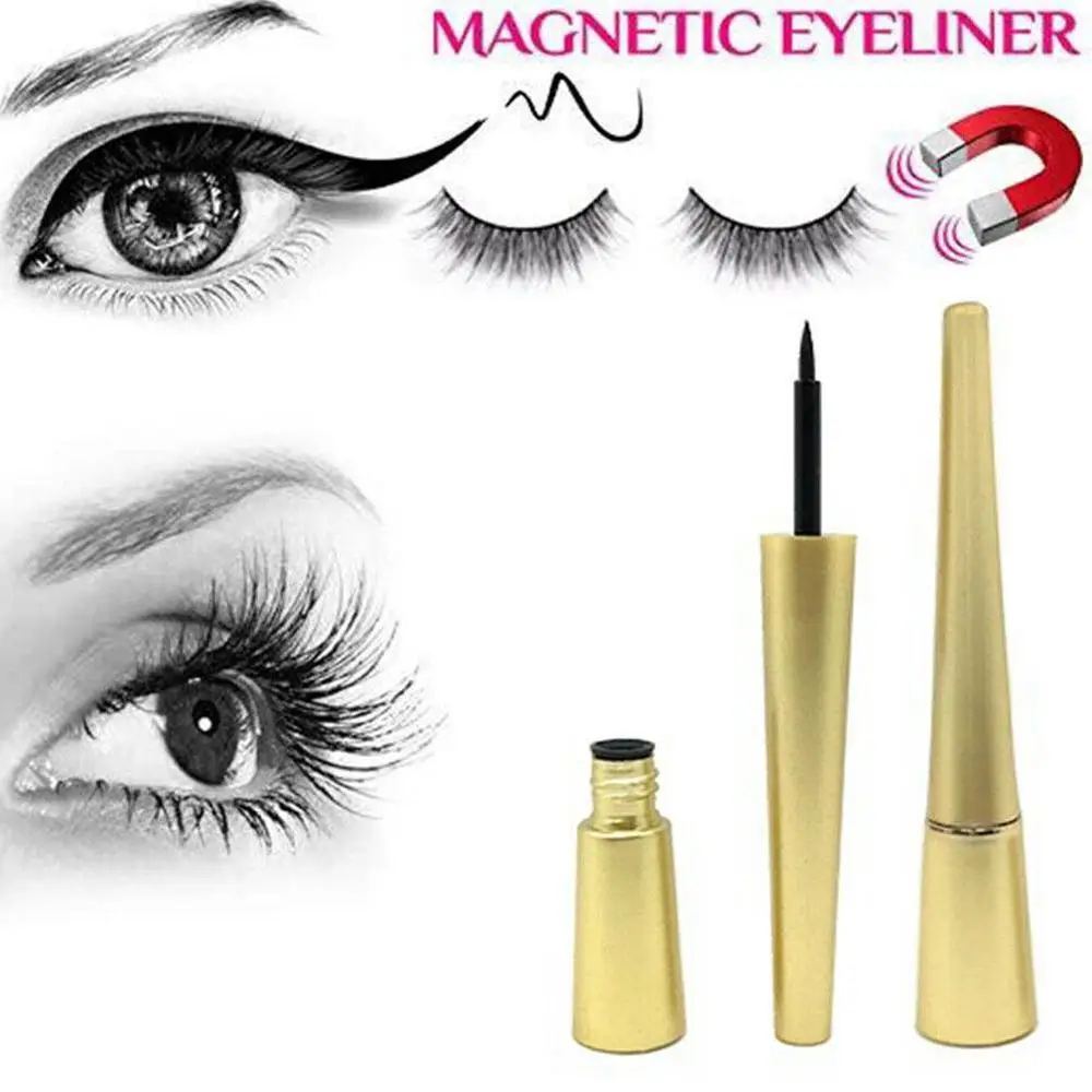 New Magnetic Liquid Eyeliner with Five Magnetic False Eyeashes Waterproof Natural Easy to Wear Makeup Tool Magnet Lashes Set
New Magnetic Liquid Eyeliner with Five Magnetic False Eyeashes Waterproof Natural Easy to Wear Makeup Tool Magnet Lashes Set
