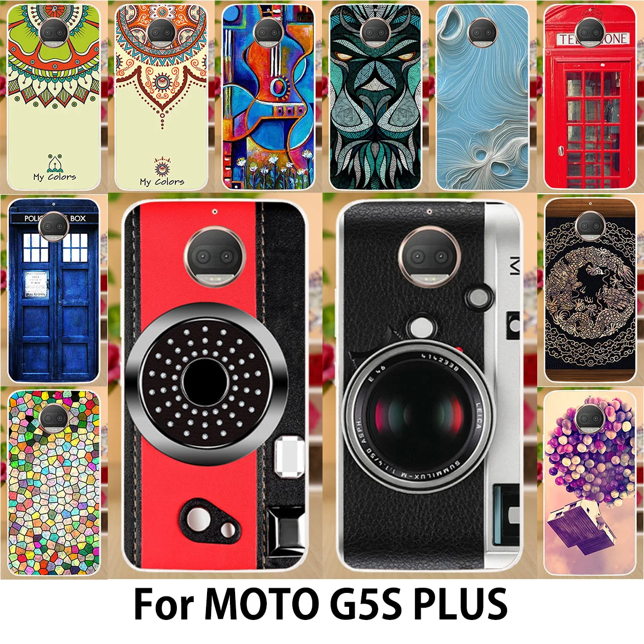 Anunob Soft TPU Mobile Phone Bags and Cases For Motorola Moto G5S Plus Case XT1803 XT1805 XT1806 XT1804 XT1802 Printing Covers
Anunob Soft TPU Mobile Phone Bags and Cases For Motorola Moto G5S Plus Case XT1803 XT1805 XT1806 XT1804 XT1802 Printing Covers