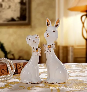 Wedding Gifts rabbit TV cabinet ornaments home crafts ceramic bunny living room decorations
Wedding Gifts rabbit TV cabinet ornaments home crafts ceramic bunny living room decorations