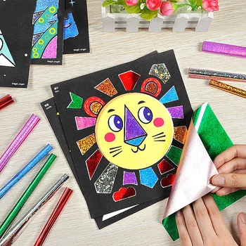 15/pcs Cute fairy tale style DIY Magic transfer sticker Transfer painting crafts for kids arts and crafts toys for children
15/pcs Cute fairy tale style DIY Magic transfer sticker Transfer painting crafts for kids arts and crafts toys for children