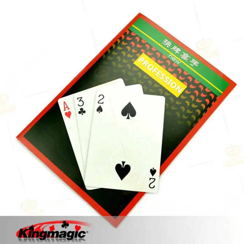 Hot Sale Cards Flash Change card magic set poker magic tricks magia props 5pcs/lot Free shipping
Hot Sale Cards Flash Change card magic set poker magic tricks magia props 5pcs/lot Free shipping