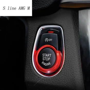 Car Styling Key Start Button Decorative Frame Interior Cover stickers Trim For BMW 1/2/3 series F20 F21 F30 X1 F48 Accessories
Car Styling Key Start Button Decorative Frame Interior Cover stickers Trim For BMW 1/2/3 series F20 F21 F30 X1 F48 Accessories
