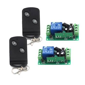 DC 12V 1 CH RF Switch Wireless Remote Control Switch System 315/433MHZ Garage Door Remote Control 2 Transmitter 2 Receiver 4245
DC 12V 1 CH RF Switch Wireless Remote Control Switch System 315/433MHZ Garage Door Remote Control 2 Transmitter 2 Receiver 4245