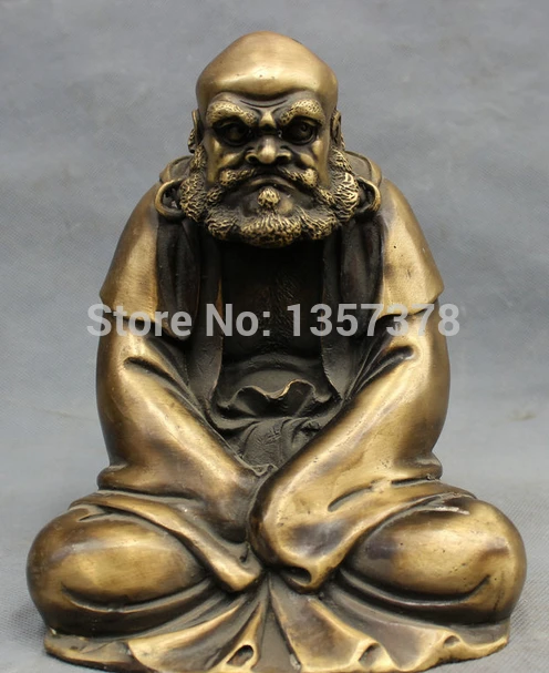 shitou 00402 8" Chinese Bronze Buddhist Joss Arhat Damo Bodhidharma Dharma Buddha Statue
shitou 00402 8" Chinese Bronze Buddhist Joss Arhat Damo Bodhidharma Dharma Buddha Statue