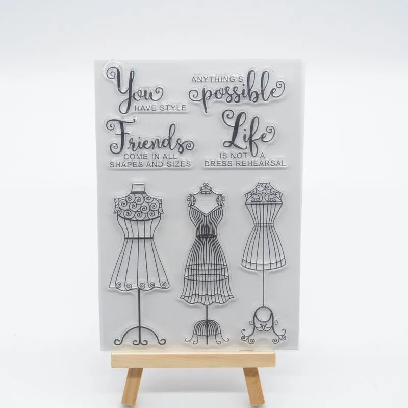 Evening dress Transparent Clear Silicone Stamp/Seal for DIY scrapbooking/photo album Decorative clear stamp sheets
Evening dress Transparent Clear Silicone Stamp/Seal for DIY scrapbooking/photo album Decorative clear stamp sheets