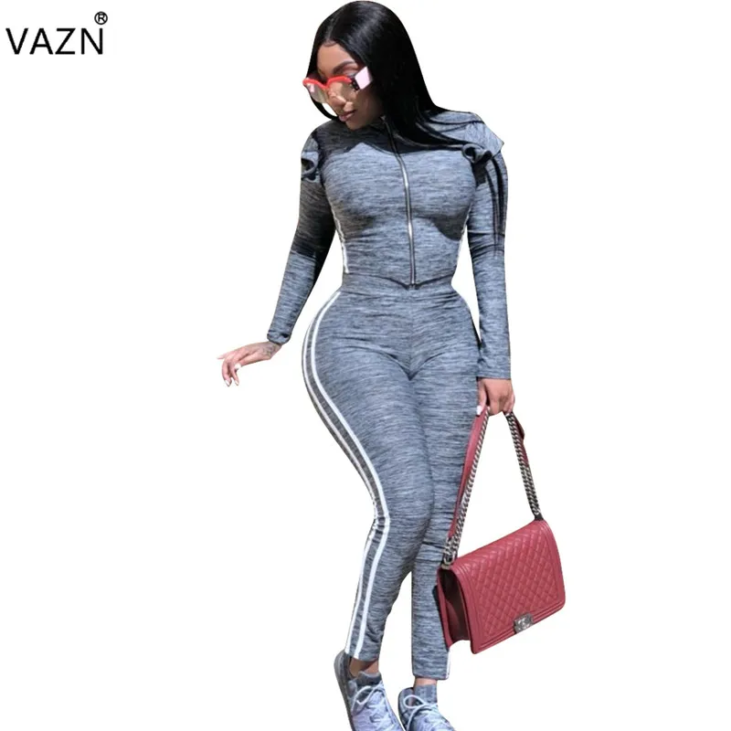 VAZN Autummn 2019 Hot Elegant Fashion Ladies Casual 2 Piece Set O-Neck Full Sleeve Full Length Lady Tracksuit Slim Set MNL9031
VAZN Autummn 2019 Hot Elegant Fashion Ladies Casual 2 Piece Set O-Neck Full Sleeve Full Length Lady Tracksuit Slim Set MNL9031