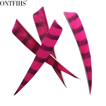 ONTFIHS RW - 100pcs 4" Shield Cut Pink Striped Double Side Arrrow Feather Fletching Archery Arrow Accessories Fletches Feathers
ONTFIHS RW - 100pcs 4" Shield Cut Pink Striped Double Side Arrrow Feather Fletching Archery Arrow Accessories Fletches Feathers