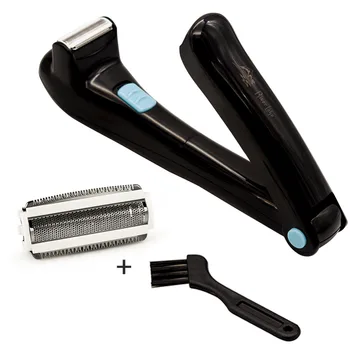 RIVER LAKE Men Shaving 180 Degrees Foldable Electric Back Hair Shaver Battery Manual Long Handle Hair Remover 1 Razor & 2 Blades
RIVER LAKE Men Shaving 180 Degrees Foldable Electric Back Hair Shaver Battery Manual Long Handle Hair Remover 1 Razor & 2 Blades