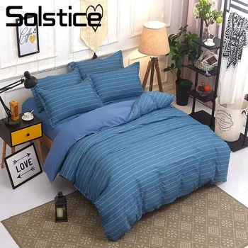 Solstice Home Textile Blue Stripe Bedding Sets King Queen Twin Linen Suit Kid Adults Duvet Comforter Cover Pillowcases Bed Sheet
Solstice Home Textile Blue Stripe Bedding Sets King Queen Twin Linen Suit Kid Adults Duvet Comforter Cover Pillowcases Bed Sheet