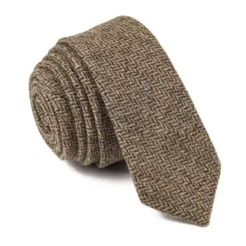 BOTVELA 100% Wool Tweed Herringbone Men's Khaki Slim Neck Ties for Men Wedding Casual 017
BOTVELA 100% Wool Tweed Herringbone Men's Khaki Slim Neck Ties for Men Wedding Casual 017