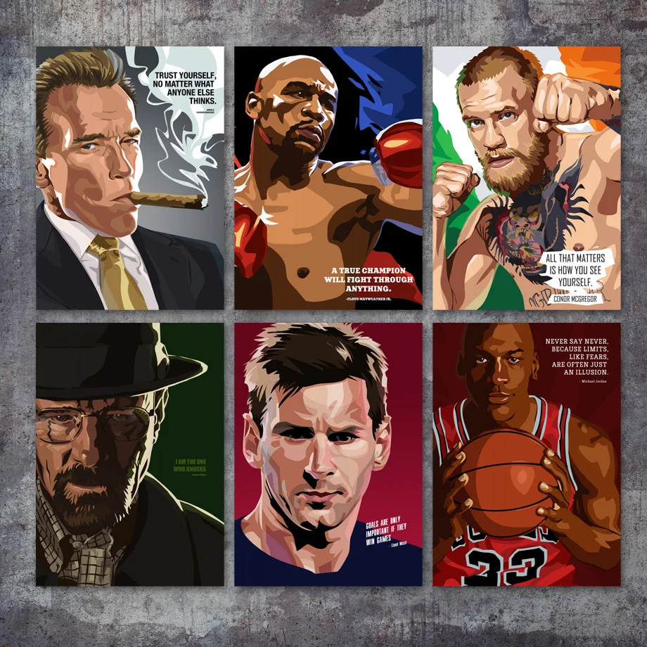 Stan Lee Michael Jordan Lionel Messi Heisenberg Posters And Prints Wall Art Canvas Painting Wall Pictures For Living Room Decor
Stan Lee Michael Jordan Lionel Messi Heisenberg Posters And Prints Wall Art Canvas Painting Wall Pictures For Living Room Decor