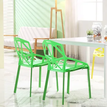 Modern Minimalist Plastic Chair Nordic Fashion Furniture Dining Table Chair Geometric Hollow Outdoor Negotiating Leisure Chair
Modern Minimalist Plastic Chair Nordic Fashion Furniture Dining Table Chair Geometric Hollow Outdoor Negotiating Leisure Chair