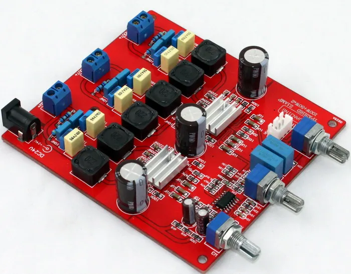 DC18V-DC24V 2 1 канала 100 Вт + 50 TPA3116 класса D аудио цифровой усилитель | Электроника