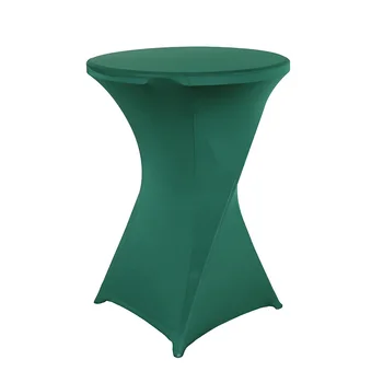 Dark Green Elastic Stretch High Cocktail Table cover for wedding event party Banquet Hotel Home decoration Spandex tablecloth
Dark Green Elastic Stretch High Cocktail Table cover for wedding event party Banquet Hotel Home decoration Spandex tablecloth