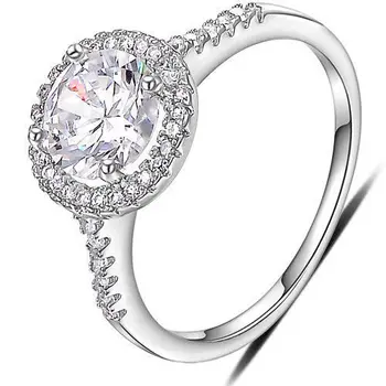 Professional Wholsesale Size 6/7/8 Jewelry 18kt white gold filled AAA cubic zirconia Round Cut Wedding Ring gift choucong
Professional Wholsesale Size 6/7/8 Jewelry 18kt white gold filled AAA cubic zirconia Round Cut Wedding Ring gift choucong