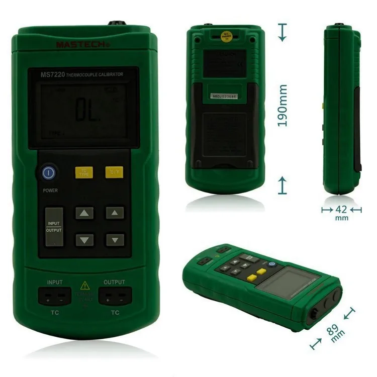 2018 Original Product Professional Thermocouple Simulator Calibrator Meter Tester Temperature Calibrator Tester MASTECH MS7220
2018 Original Product Professional Thermocouple Simulator Calibrator Meter Tester Temperature Calibrator Tester MASTECH MS7220