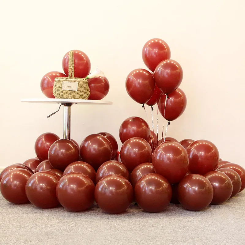 10pcs 12inch 5inch Macaron Confetti Balloons Brown Coffee Latex Balloons Wedding Decorations Birthday Baby Shower Party Supplies
10pcs 12inch 5inch Macaron Confetti Balloons Brown Coffee Latex Balloons Wedding Decorations Birthday Baby Shower Party Supplies
