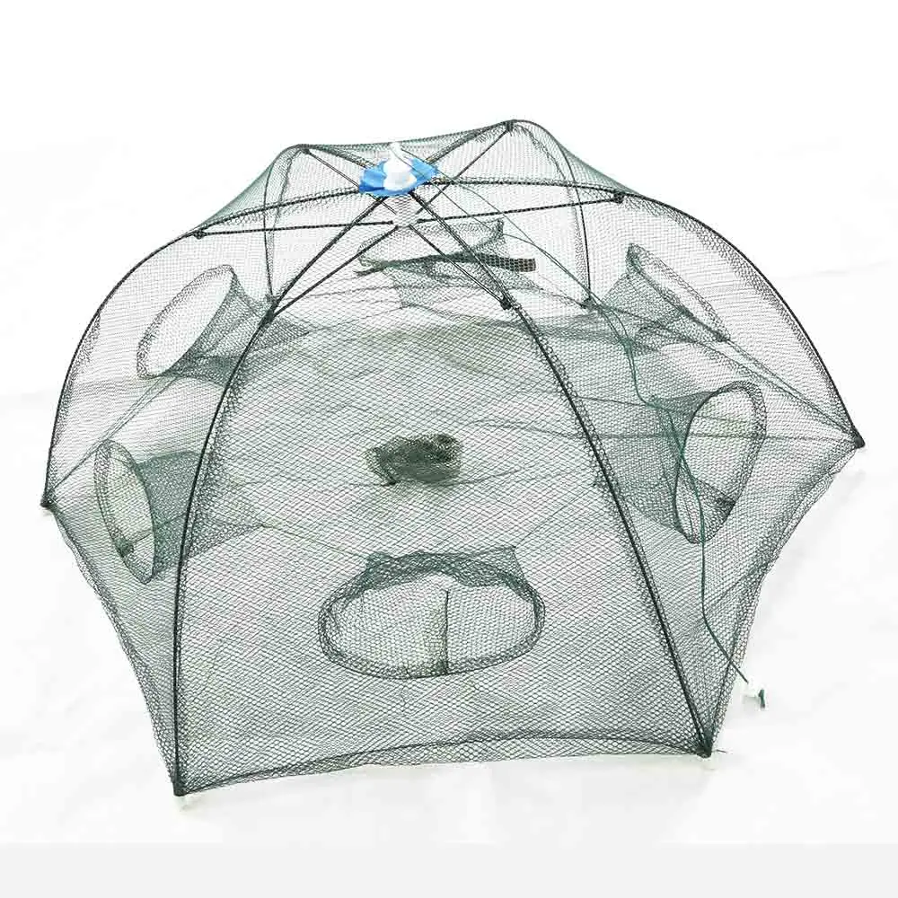 6 Holes Folded Fishing Net Fish Automatic Portable Nylon Shrimp Minnow Crab Baits Cast Mesh Trap Folding Fishing Net
6 Holes Folded Fishing Net Fish Automatic Portable Nylon Shrimp Minnow Crab Baits Cast Mesh Trap Folding Fishing Net