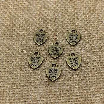 Lettering Hand Made With Love Charm Jewelry 2016 Fashion Rushed Charms Two Color Metal Zinc Alloy Charms 80pcs/lot
Lettering Hand Made With Love Charm Jewelry 2016 Fashion Rushed Charms Two Color Metal Zinc Alloy Charms 80pcs/lot
