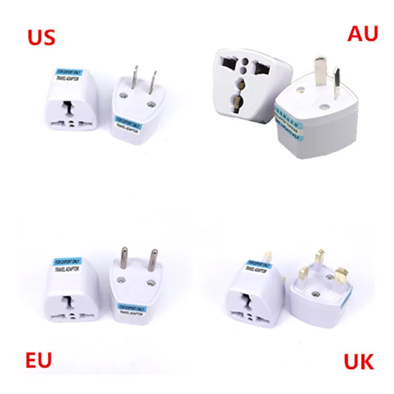 1PC Universal US UK AU To EU Plug USA To Euro Europe Travel Wall AC Power Charger Outlet Adapter Converter 2 Round Pin Socket
1PC Universal US UK AU To EU Plug USA To Euro Europe Travel Wall AC Power Charger Outlet Adapter Converter 2 Round Pin Socket