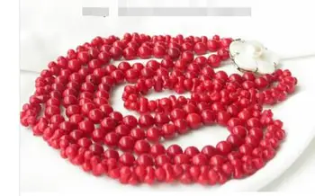 Fine wholesale price Noble 3strands 8mm Natural coral necklace flower Shell cam Nobility Woman's jewelry Girl gift
Fine wholesale price Noble 3strands 8mm Natural coral necklace flower Shell cam Nobility Woman's jewelry Girl gift
