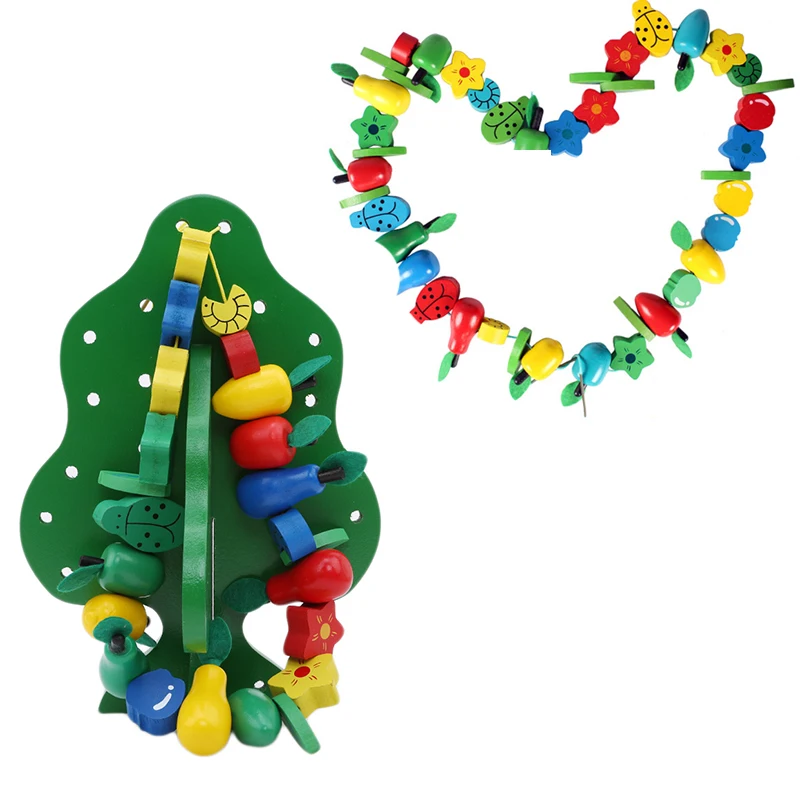 New Parenting Wooden Puzzle Thread Around Beads Fruit Tree Fun Funny Gadgets Novelty Interesting Toys For Children Birthday Gift
New Parenting Wooden Puzzle Thread Around Beads Fruit Tree Fun Funny Gadgets Novelty Interesting Toys For Children Birthday Gift