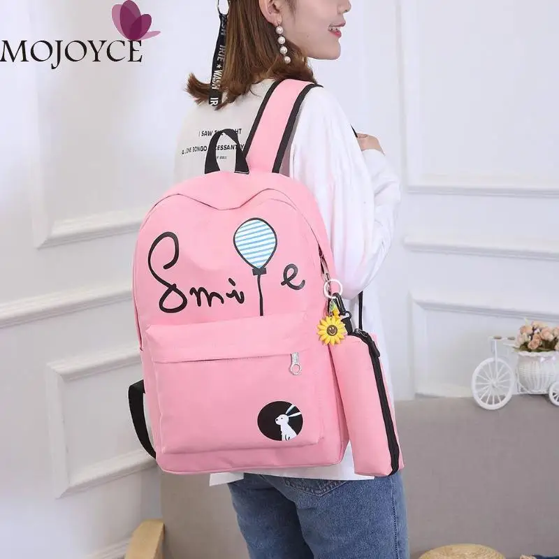 10pcs/Set Cute Print Smile Pattern Backpacks Women Casual Oxford Cloth Schoolbag Rucksack Lovely Pupils Mochila Shoulder Bag New
10pcs/Set Cute Print Smile Pattern Backpacks Women Casual Oxford Cloth Schoolbag Rucksack Lovely Pupils Mochila Shoulder Bag New