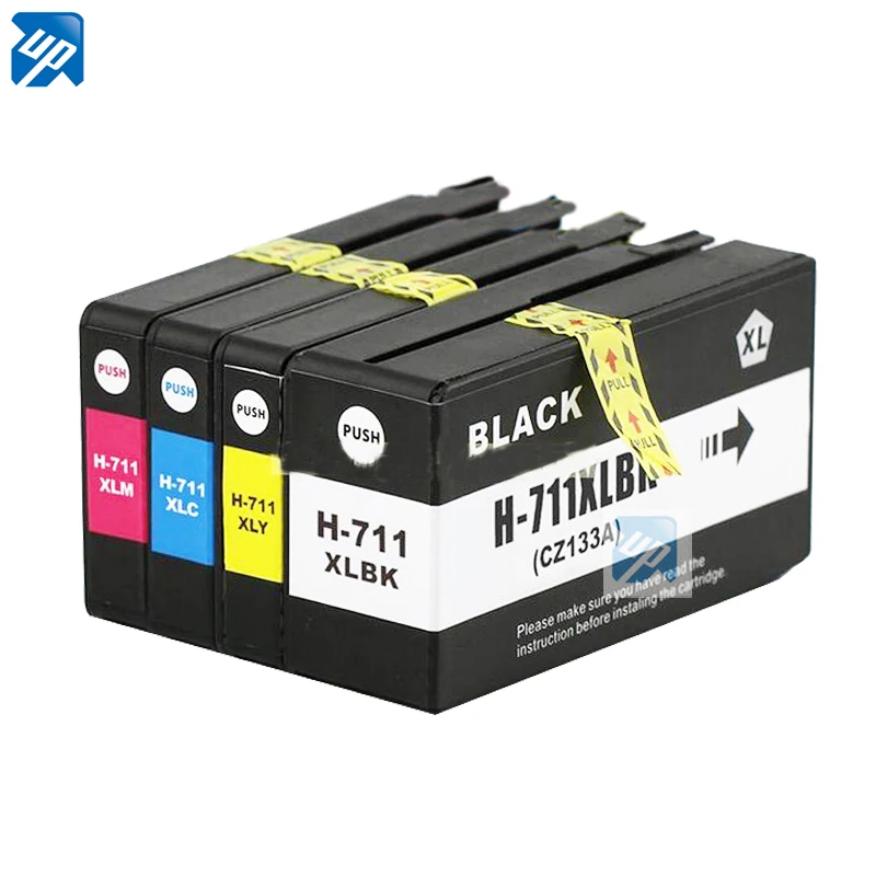 Фото Марка 10PK совместимый для hp 711 711XL картриджи Designjet T120 T520 принтер с чипом полный