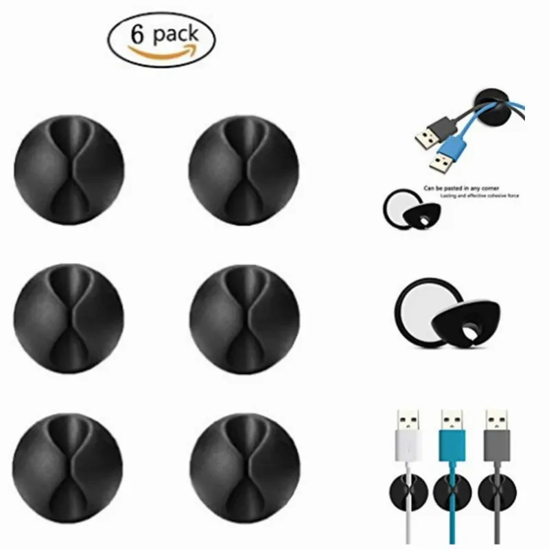 6Pcs Cable Holder Powder Wire Management Device Organizer Finishing Desktop Plug Silicone Wire Retention Clips
6Pcs Cable Holder Powder Wire Management Device Organizer Finishing Desktop Plug Silicone Wire Retention Clips
