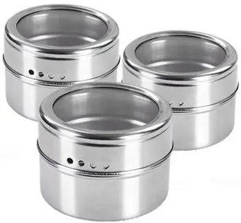 Stainless Steel Spice Jar Kitchen Magnetic Salt Bottle Creative Barbecue Pepper Pot
Stainless Steel Spice Jar Kitchen Magnetic Salt Bottle Creative Barbecue Pepper Pot