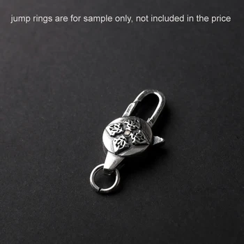 925 Sterling SIL Fashion Jewellery Om Mani Padme Hum Dorje Clasp DIY Connector A2821
925 Sterling SIL Fashion Jewellery Om Mani Padme Hum Dorje Clasp DIY Connector A2821