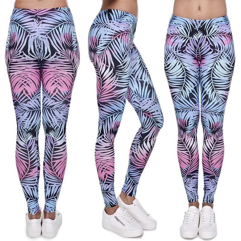 Women Girl Funny Pretty Casual Basic Leggings 3D Violet Ombre Tropical Plant Leaf Printed Female Leggin Legging Pant
Women Girl Funny Pretty Casual Basic Leggings 3D Violet Ombre Tropical Plant Leaf Printed Female Leggin Legging Pant