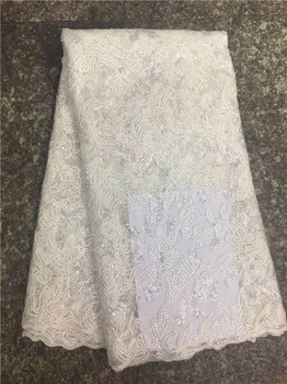 2019 White Luxury Fabric High Quality African Lace Fabric Embroidery Sequins Lace Fabric Nigerian Bridal Wedding Lace Fabric DM6
2019 White Luxury Fabric High Quality African Lace Fabric Embroidery Sequins Lace Fabric Nigerian Bridal Wedding Lace Fabric DM6