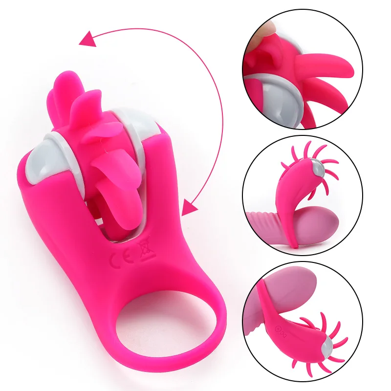 Насадка с вибрацией Double Fun Cock Ring with Double Penetration Vibe XR Brands черный XRAE388 - XR Brands - Насадки на Член - Купить