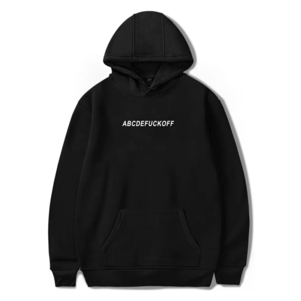 ABCDEFUCKOFF Hoodie Sweatshirts Women Hoody Tumblr Funny Letter Print Hoodies Jumper Graphic Sweats Fashion Streetwear Outfit
ABCDEFUCKOFF Hoodie Sweatshirts Women Hoody Tumblr Funny Letter Print Hoodies Jumper Graphic Sweats Fashion Streetwear Outfit