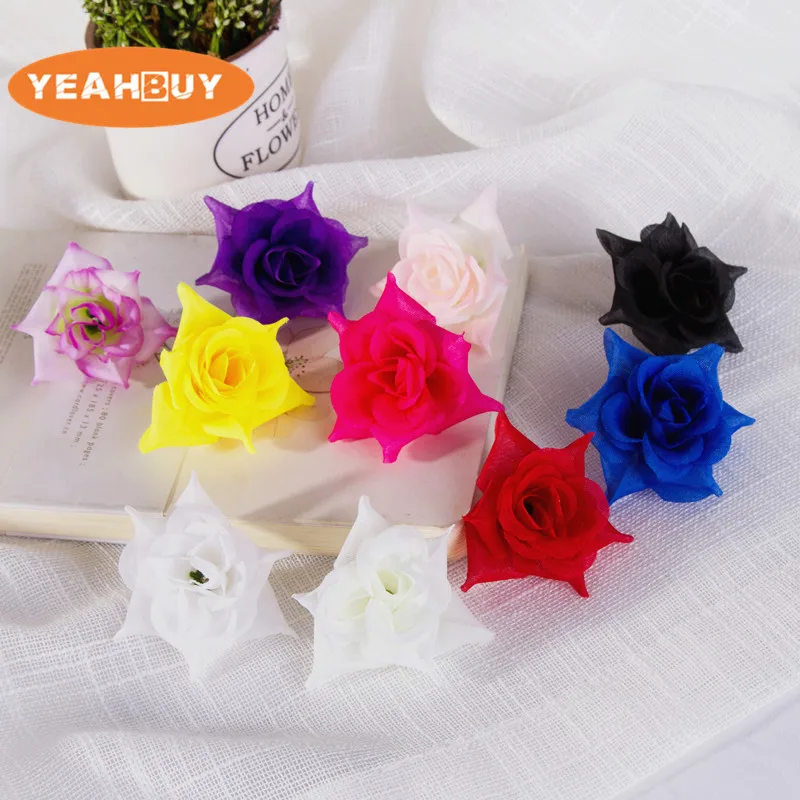 4CM 15pcs 9colors artificial silk tea rose flower heads for diy brooch hair accessory wedding home craft decoration props
4CM 15pcs 9colors artificial silk tea rose flower heads for diy brooch hair accessory wedding home craft decoration props