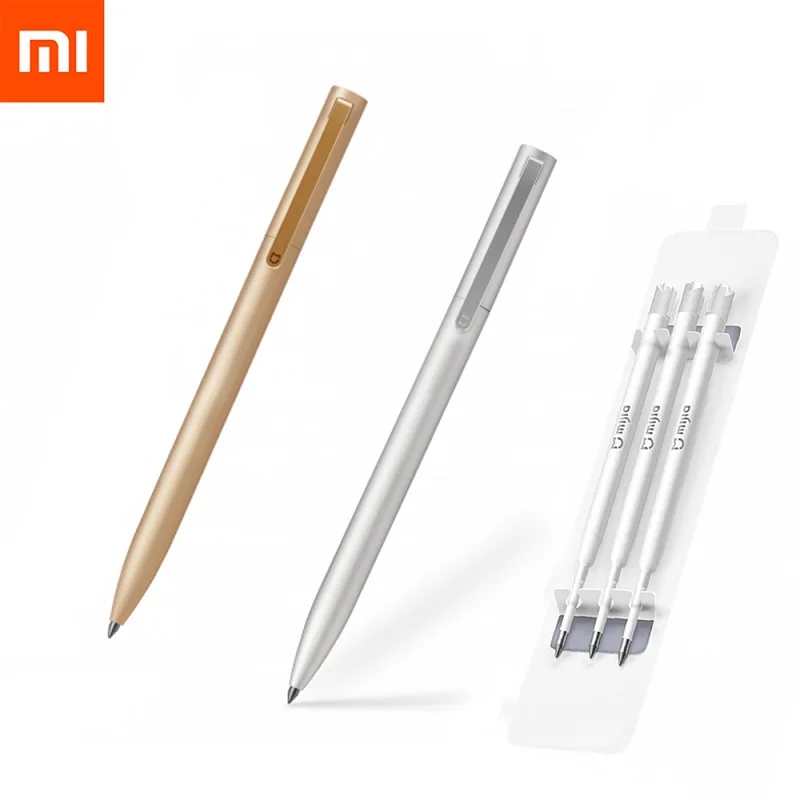 Original Xiaomi Mijia Sign Pen 0.5mm Signing Pen PREMEC Smooth Switzerland Refill Metal Ink Gold And Silver
Original Xiaomi Mijia Sign Pen 0.5mm Signing Pen PREMEC Smooth Switzerland Refill Metal Ink Gold And Silver