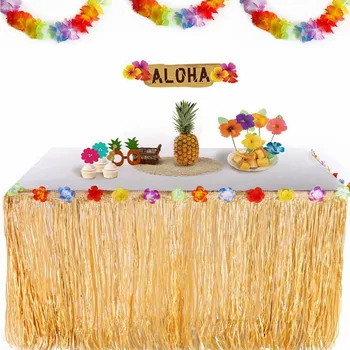 Hawaiian Artificial Straw Tablecloth Table Skirt Wedding Party Home Decoration DIY Birthday Party Decoration
Hawaiian Artificial Straw Tablecloth Table Skirt Wedding Party Home Decoration DIY Birthday Party Decoration