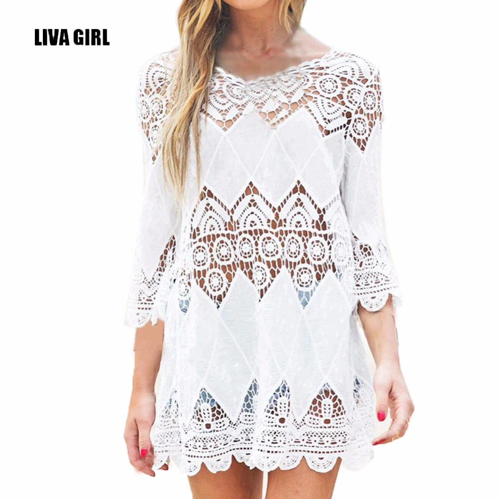 2017 Women Fashion Top White Women Hollow Out Floral Sun Blouses Women Floral Chiffon Top Blouse roupas feminina
2017 Women Fashion Top White Women Hollow Out Floral Sun Blouses Women Floral Chiffon Top Blouse roupas feminina