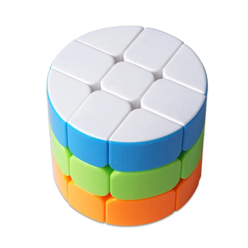 3x3 Cylinder Magic Cube Speed Cube Puzzle Intelligent Speed Twist Neo Cube Plastic Fidget Toys for Children Adults - Colorful
3x3 Cylinder Magic Cube Speed Cube Puzzle Intelligent Speed Twist Neo Cube Plastic Fidget Toys for Children Adults - Colorful