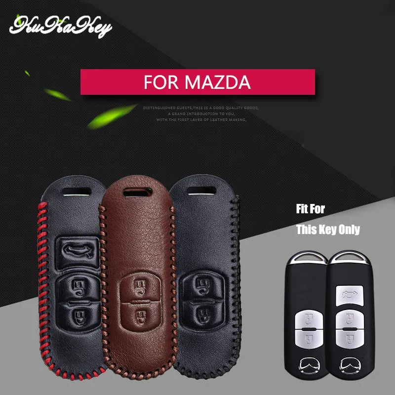 Car Smart Key Fob Key Cover Case For Mazda 2 3 2017 5 6 CX-5 cX-3 CX5 CX-7 CX7 MX5 RX8 626 2&3 Buttons Genuine Leather Key Shell
Car Smart Key Fob Key Cover Case For Mazda 2 3 2017 5 6 CX-5 cX-3 CX5 CX-7 CX7 MX5 RX8 626 2&3 Buttons Genuine Leather Key Shell