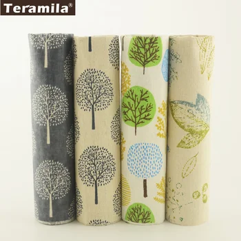 Teramila Cotton Linen Fabric 4 Muti-color Trees Designs Bundle Meter Patchwork DIY For Pillow Bag Cushion Curtain Tablecloth
Teramila Cotton Linen Fabric 4 Muti-color Trees Designs Bundle Meter Patchwork DIY For Pillow Bag Cushion Curtain Tablecloth