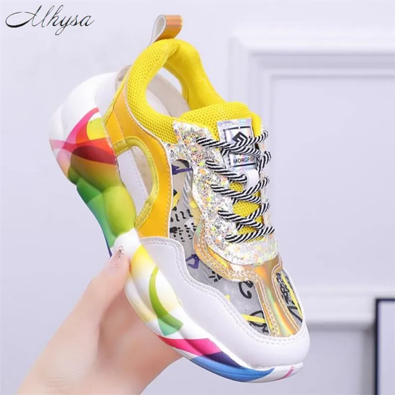 Mhysa 2019 New Women Sneakers Fashion Comfortable Casual Dad Shoes Sequins Girl Graffiti Breathable Platform shoes woman T1001
Mhysa 2019 New Women Sneakers Fashion Comfortable Casual Dad Shoes Sequins Girl Graffiti Breathable Platform shoes woman T1001