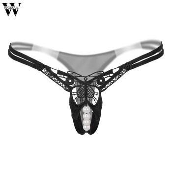 Underwear Women's Sexy Lace Pearl Low-Waist G-String Hollow Underwear Women Thongs Panties G String For Ladies NOV29
Underwear Women's Sexy Lace Pearl Low-Waist G-String Hollow Underwear Women Thongs Panties G String For Ladies NOV29