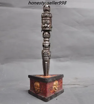 Christmas Tibet Tantra Temple Meteorite iron Buddha Vajra Phurpa Dagger Talisman Wood base Halloween
Christmas Tibet Tantra Temple Meteorite iron Buddha Vajra Phurpa Dagger Talisman Wood base Halloween