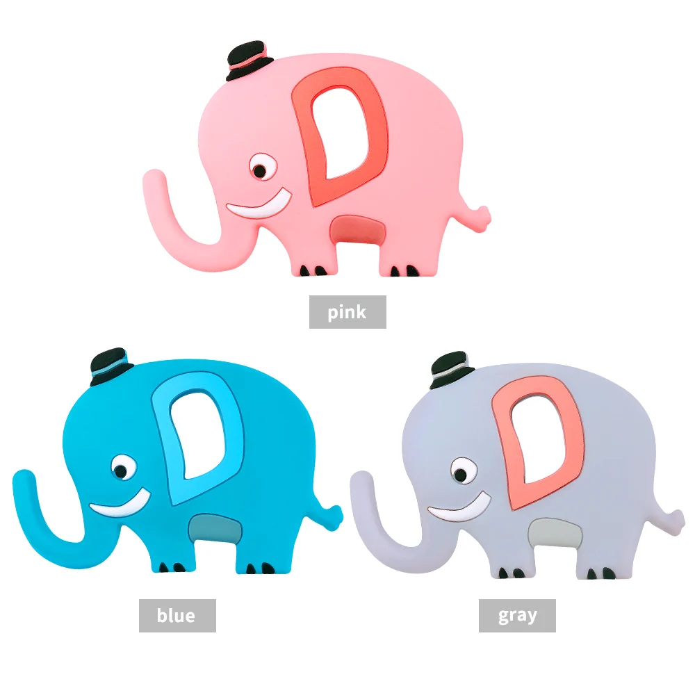 1PC BPA Free Silicone Pendant Teether Baby Pacifier Elephant Teething Nursing DIY Toy Accessories Pastel 3 Colors
1PC BPA Free Silicone Pendant Teether Baby Pacifier Elephant Teething Nursing DIY Toy Accessories Pastel 3 Colors