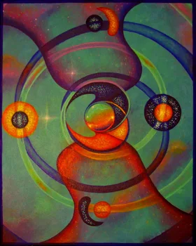 Abstract handmade painting Five star in universe on oil canvas for living room decor and wallpaper, gallery
Abstract handmade painting Five star in universe on oil canvas for living room decor and wallpaper, gallery