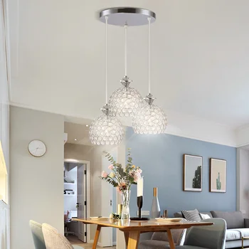 Three-head restaurant chandelier simple modern dining table home crystal balcony creative dining room chandelier LM5141058
Three-head restaurant chandelier simple modern dining table home crystal balcony creative dining room chandelier LM5141058