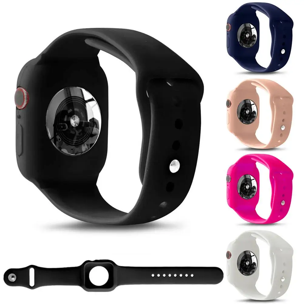 New Arrival Silicone Band 38/40/42/44mm Silicone Protective Case Watch Band for Apple Watch 1/2/3/4 Series
New Arrival Silicone Band 38/40/42/44mm Silicone Protective Case Watch Band for Apple Watch 1/2/3/4 Series